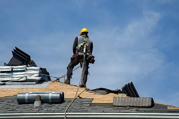Professional Roof Installation technician working in King Ferry, NY